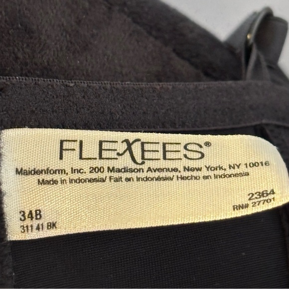 Flexees By Maidenform Body Control Shaping Slip Padded Underwire Bra 34 B - Picture 7 of 7